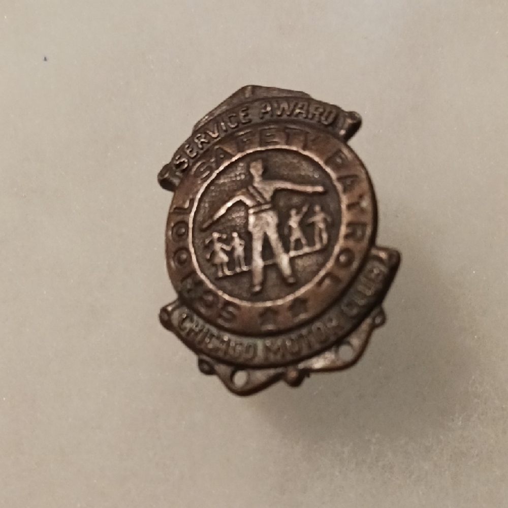 Bronze School Safety Patrol Service Award Pin